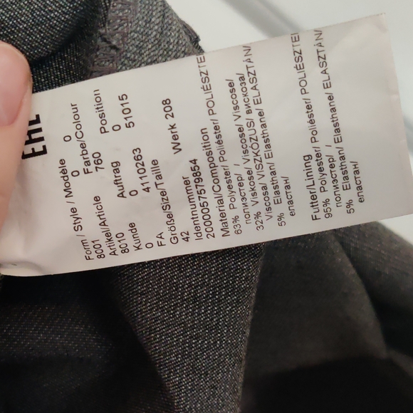 Daniel Hechter Grey Sleeveless Dress - Picture 4 of 4